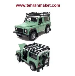 ماکت ماشین فلزی لندرور دیفندر Land Rover بزرگ 1/24 ویلی welly تک جعبه