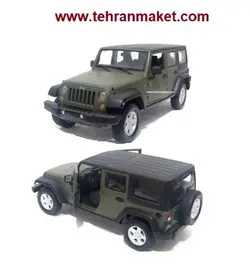 ماکت ماشین فلزی جیپ رانگلر Jeep Wrangler بزرگ 1/24 مایستو Maisto تک جعبه