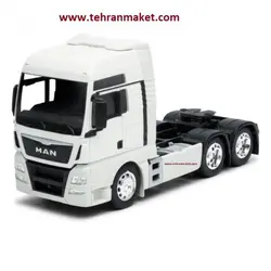 ماکت کشنده تریلی فلزی مان TGX جفت محور بزرگ 1/32 ویلی welly – فروشگاه اینترنتی تهران ماکت
