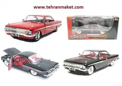 ماکت ماشین فلزی شورلت چوی ایمپالا 1961 بزرگ 1/24 جادا Jada تک جعبه