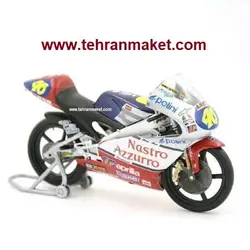 ماکت موتور فلزی آپریلا RS 125 CHAMPION 1997 لئو تک جعبه 1/18 - مسابقات موتور ریس قهرمانی جهان