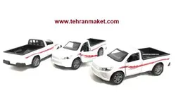 ماشین فلزی تویوتا هایلوکس پیکاپ تک کابین چراغدار و موزیکال اسباب بازی