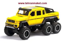 ماکت ماشین فلزی بنز جی کلاس G-class بزرگ 1/24 ( CHE ZHI ) 6 در بازشو چراغدار و موزیکال