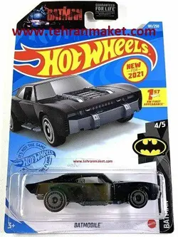 ماشین فلزی خفاش بتموبیل BATMOBILE هات ویلز Hot wheels سری متل اورجینال تک جعبه