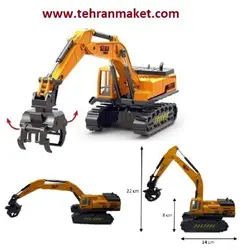 ماکت بیل مکانیکی چنگ ضایعات بزرگ 1/50 راهسازی مدل A اسکیل تراک