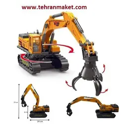 ماکت بیل مکانیکی چنگ ضایعات بزرگ 1/50 راهسازی مدل B اسکیل تراک