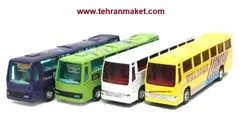 ماکت اتوبوس فلزی اسکانیا مسافربری بین شهری عقب کش اسباب بازی