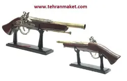 ماکت دکوری تپانچه سرپر فتیله ای کد 77 فندک گازی – ماکت دکوری تفنگ سرپر فتیله ای قدیمی