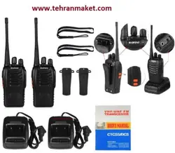 بیسیم واکی تاکی باوفنگ اصلی مدل BF-888S بسته دو عددی با امکانات کامل تک جعبه اسباب بازی – فروشگاه اینترنتی تهران ماکت