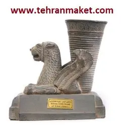 ماکت دکوری ریتون شیر دوره هخامنشی تک جعبه