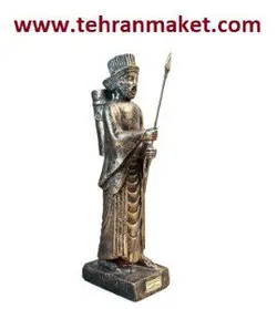 ماکت دکوری مجسمه سرباز نیزه دار هخامنشی بزرگ تک جعبه