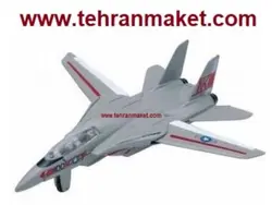 ماکت هواپیمای فلزی جنگنده تامکت F-14 آمریکا موتورمکس Motormax تک جعبه 1/100 اسباب بازی