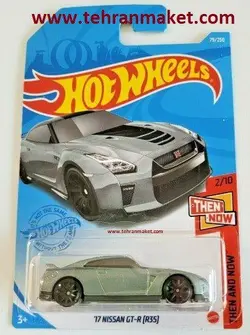 ماشین فلزی نیسان Nissan GT-R هات ویلز Hot wheels سری متل اورجینال تک جعبه
