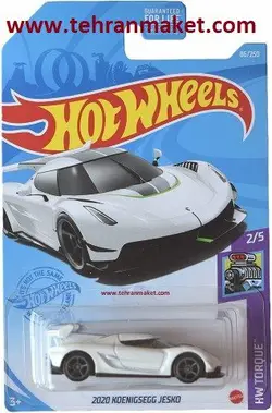 ماشین فلزی کونیگزگ جسکو KOENIGSEGG JESKO 2020 هات ویلز Hot wheels سری متل اورجینال تک جعبه