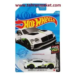 ماشین فلزی بنتلی BENTLEY CONTINENTAL GT3 2018 هات ویلز Hot wheels سری متل اورجینال تک جعبه