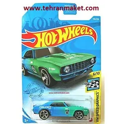ماشین فلزی کامارو کوپو CAMARO 69 هات ویلز Hot wheels سری متل اورجینال تک جعبه