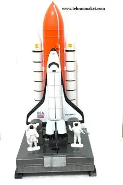 ماکت شاتل فضایی فلزی کاوش گر InAir ناسا آمریکا مجموعه 4 عددی بزرگ موتورمکس Motormax تک جعبه