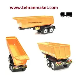 ماکت گاری تریلی با کفی کمپرسی جفت محور بزرگ 1/32