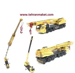 ماکت جرثقیل فلزی تلسکوپی بزرگ 1/55 کادویی KDW دکل یک متری تمام فلزی تک جعبه