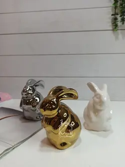 اکسسوری خرگوش سرامیکی نشسته🐇