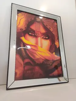 قاب عکس/تابلو آینه ای هندی