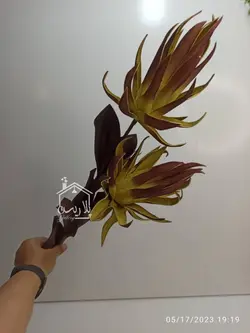 شاخه فوم شعله دو گل