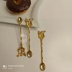 قاشق چایخوری مرباخوری طرح گل ژاپنی