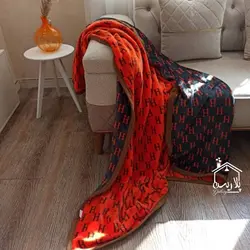 شال مبل ، پتو سبک طرح برند هرمس (HERMES)