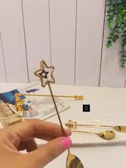 ست قاشق،چنگال ستاره متحرک استیل