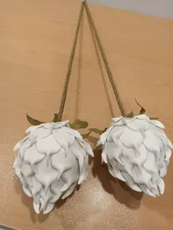 گل فوم آناناس سفید