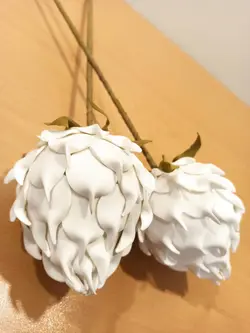 گل فوم آناناس سفید