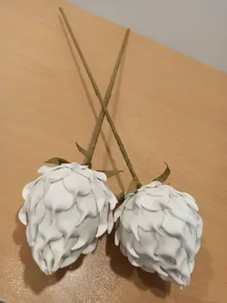 گل فوم آناناس سفید