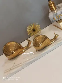 اکسسوری حلزون طلایی بزرگ