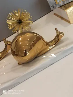 اکسسوری حلزون طلایی بزرگ