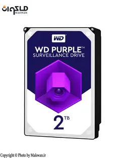 هارددیسک اینترنال وسترن دیجیتال سری Purple wd20purz ظرفیت 2 ترابایت