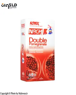 کاندوم تنگ کننده واژن حاوی عصاره انار مدل Double Pomegranate کدکس -  دوارده بسته 12 عددی