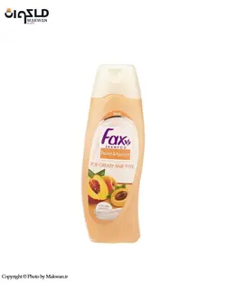 شامپو هلو و زردآلو فاکس مناسب موهای چرب حجم 750 میلی لیتر