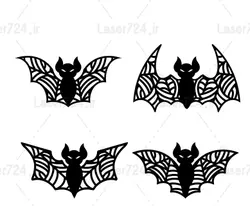 طرح وکتور و اکسسوری خفاش