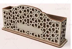 طرح لیزر جا برگه ای(45*28*12سانتی)