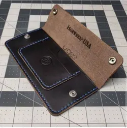 طرح کیف چرمی دسته چک