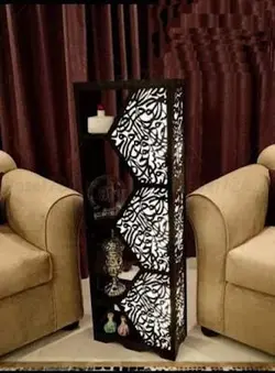 طرح لیزر گنجه (45*100 سانت) (دکوری و آباژور )