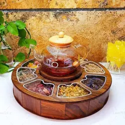 طرح جعبه دمنوش 8 خانه وارمر دار(فایل طلایی) 2 مدل