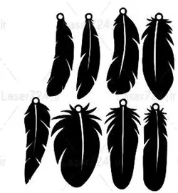 طرح لیزر وکتور پر (اکسسوری مدل پر)