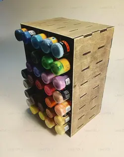 طرح لیزر جای قرقره (رنگ)