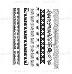 طرح لیزر حاشیه خطی