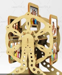 طرح لیزر استند قاب عکس