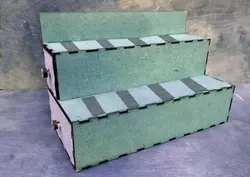 طرح لیزر استند تاپر کشو دار (ارتفاع 18 سانت )