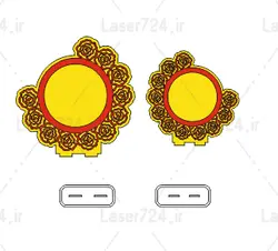 طرح لیزر تندیس دایره