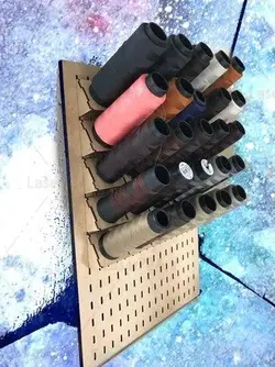 طرح لیزر استند قرقره (6 میل)