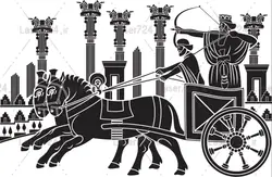 طرح لیزر وکتور هخامنشی